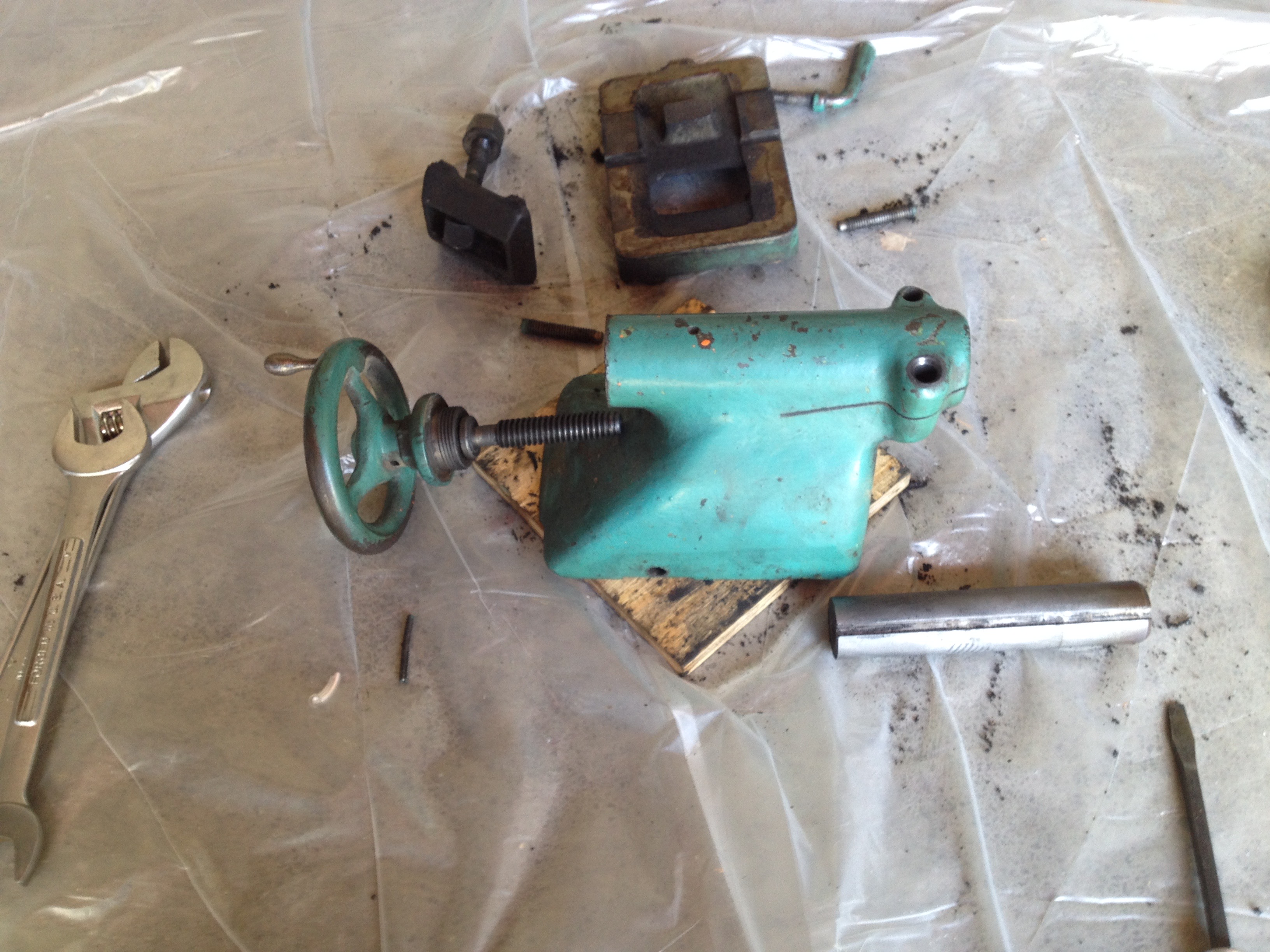 Tailstock disassembly